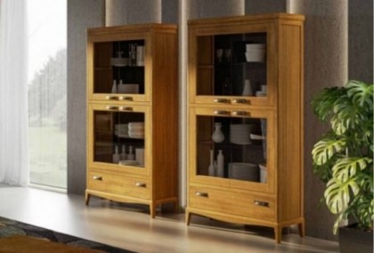 Vitrina de 101 cm, Mod.Quebec Vitrinas de salón en Bilbao