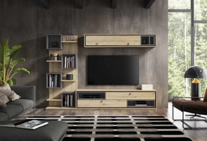 Mueble de salón de 275 cm, Mod. Paulina Muebles de Salón en Bilbao