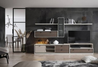 Mueble de salón de 300 cm, Mod. Galba Muebles de Salón en Bilbao