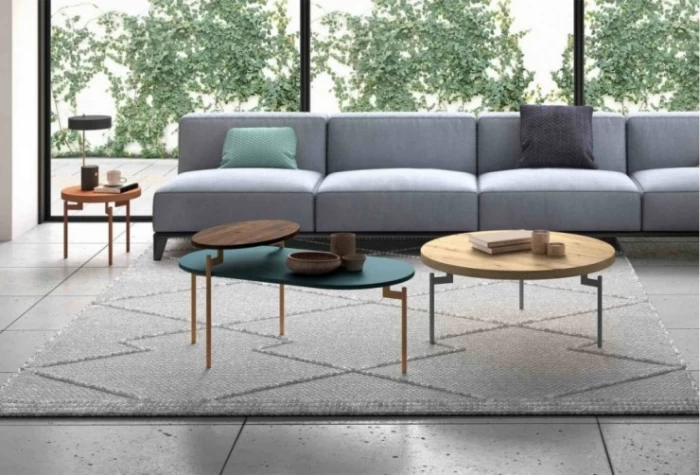 Mesita auxiliar Ø de 65 cm, Mod.Ring Mesas auxiliares en Bilbao