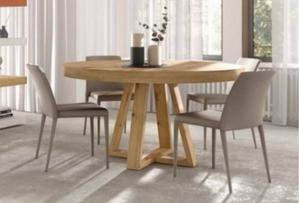 Mesa comedor redonda fija de 140cm, Mod. Rotebla Mesas de comedor en Bilbao
