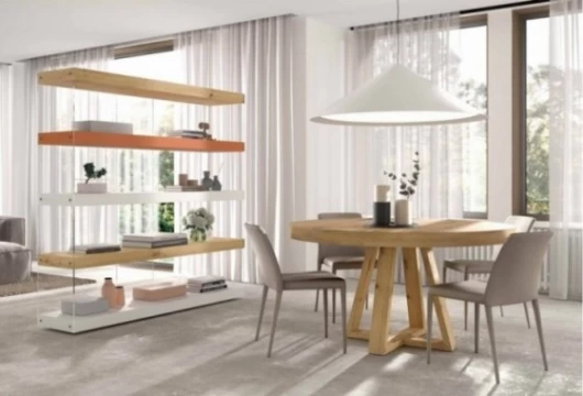 Mesa comedor redonda fija de 140cm, Mod. Rotebla Mesas de comedor en Bilbao