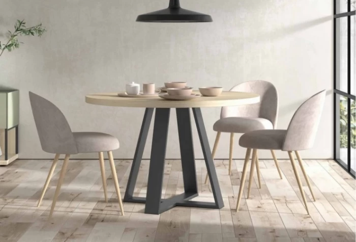 Mesa comedor redonda fija, Mod. Buba Mesas de comedor en Bilbao