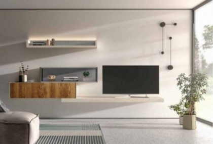 Mueble de salón de 316 cm, Mod. Lenatu Muebles de Salón en Bilbao