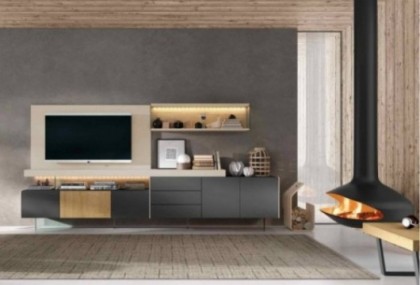 Mueble de salón de 303 cm, Mod. Pibero Muebles de Salón en Bilbao