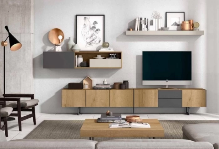 Mueble de salón de 308 cm, Mod. Blena Muebles de Salón en Bilbao