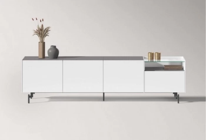 Mueble de tv de 243 cm, Mod. Blanse Muebles de TV en Bilbao