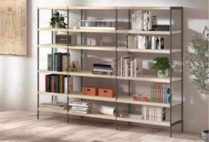 Estantería de 244 cm, Mod. Teco Estanterias de salon en Bilbao