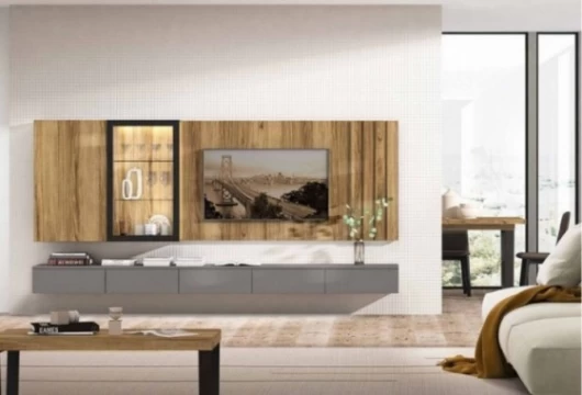 Mueble de salón de 300 cm, Mod. Auso Muebles de Salón en Bilbao