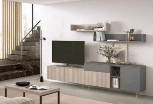 Mueble de salón de 300 cm, Mod. Aupa Muebles de Salón en Bilbao