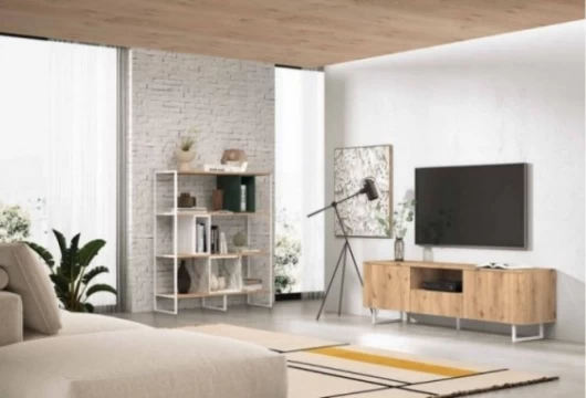 Mueble de tv y estantería, Mod. Lisco Muebles de Salón en Bilbao