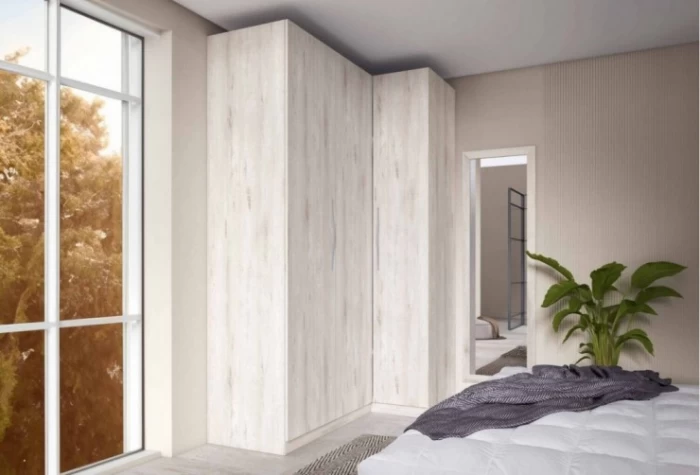 Armario rincón de 2 puertas plegables, Mod. Rustar Armarios de Dormitorio en Bilbao