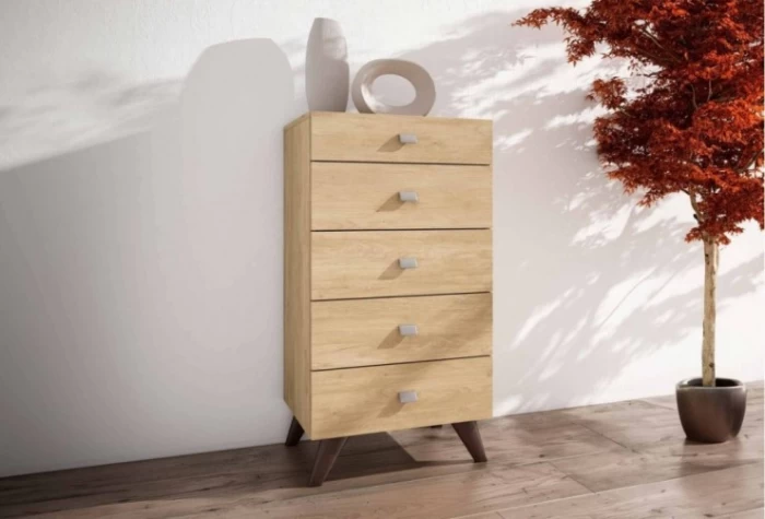 Sinfonier de 60 con 5 cajones y patas, Mod. Taspa Cómodas en Bilbao