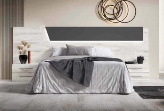 Cabecero de cama y 2 mesitas Mod. Catania Conjuntos Dormitorio en Bilbao