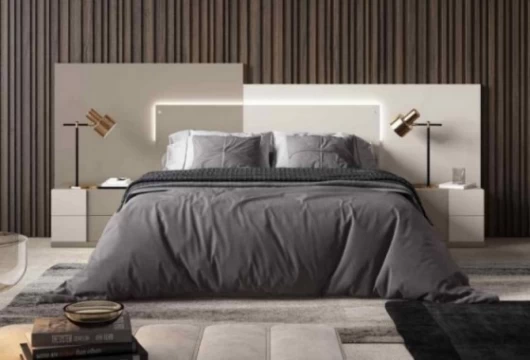 Cabecero de cama y 2 mesitas Mod. Rávena Conjuntos Dormitorio en Bilbao
