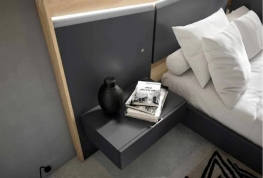 Cabecero de cama y 2 mesitas Mod. Foggia Conjuntos Dormitorio en Bilbao