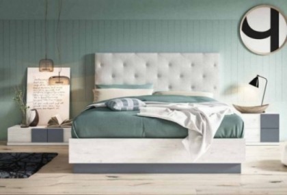 Cabecero de cama y 2 mesitas Mod. Sácer Conjuntos Dormitorio en Bilbao