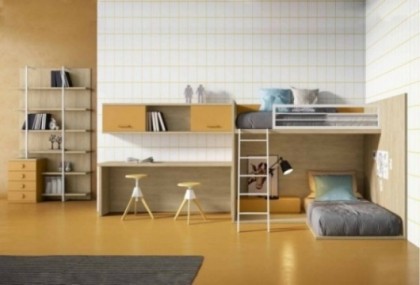 Dormitorio juvenil con litera, Mod. Izzy
