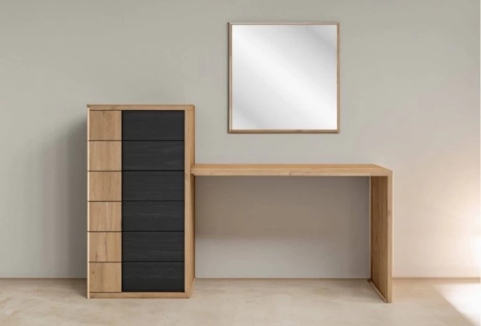 Escritorio tocador con sinfonier, Mod. Mina