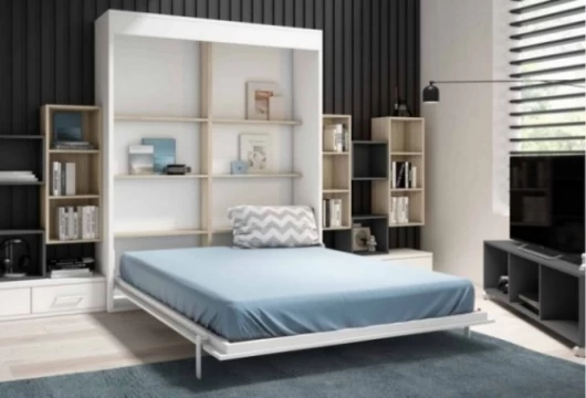 Dormitorio juvenil cama abatible vertical Mod. Huei Camas abatibles en Bilbao