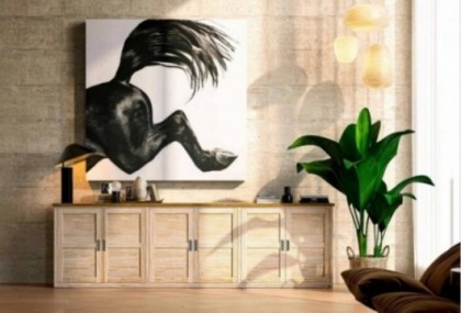 Estantería-Aparador de 295 cm, Mod. Book Estanterias de salon en Bilbao