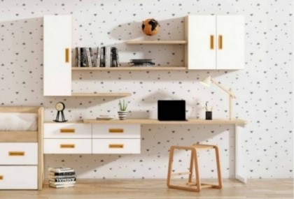 Escritorio juvenil con estantes, Mod. Aladar