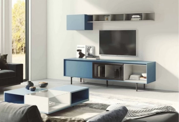 Mueble de salón de 242 cm, Mod. Luxe Muebles de Salón en Bilbao