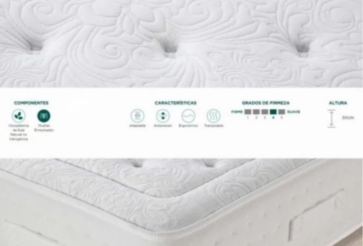 Colchón muelle embolsado, Mod. Navia Colchones en Bilbao