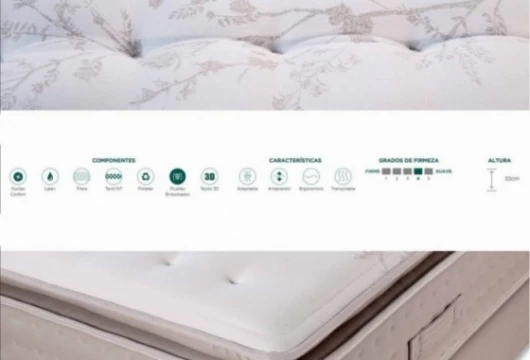 Colchón muelle embolsado, Mod.Sakura Colchones en Bilbao