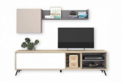 Mueble de tv con estante, Mod. Jason Muebles de TV en Bilbao