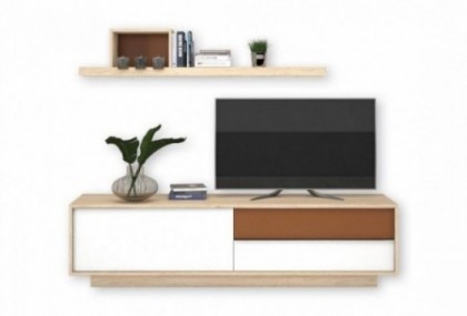 Mueble de tv con estante, Mod. Jeronimo Muebles de TV en Bilbao