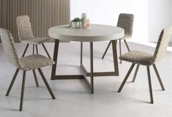 Mesa de comedor Ø apertura central Lisboa Mesas de comedor en Bilbao