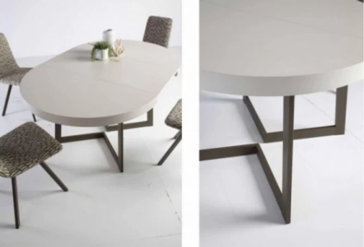 Mesa de comedor Ø apertura central Lisboa Mesas de comedor en Bilbao