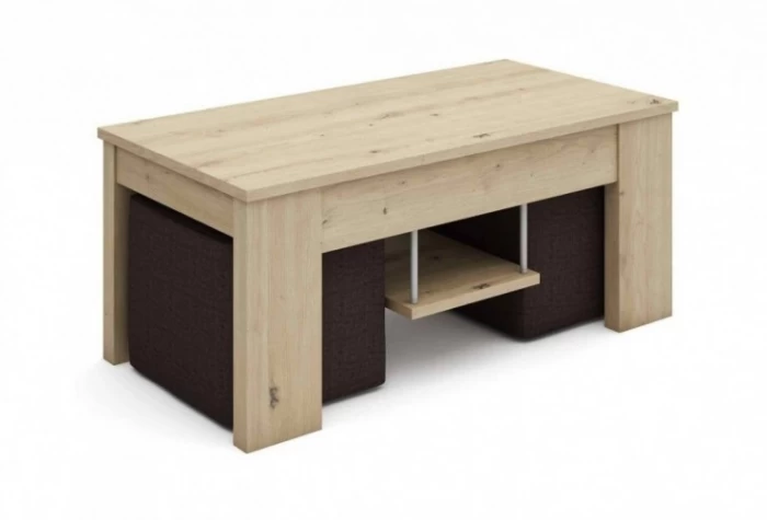 Mesa de centro elevable sin pufs, Mod. Amaru Mesas de centro en Bilbao