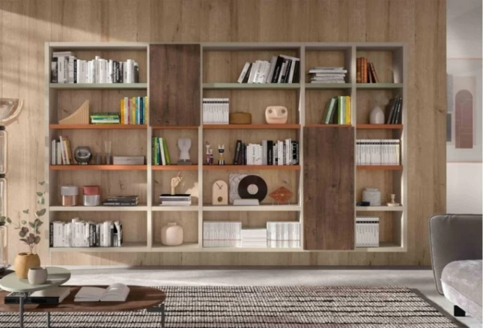 Estantería de 347 cm, Mod. Zelanda Estanterias de salon en Bilbao