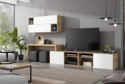 Mueble de salón de 370 cm Custer Muebles de Salón en Bilbao