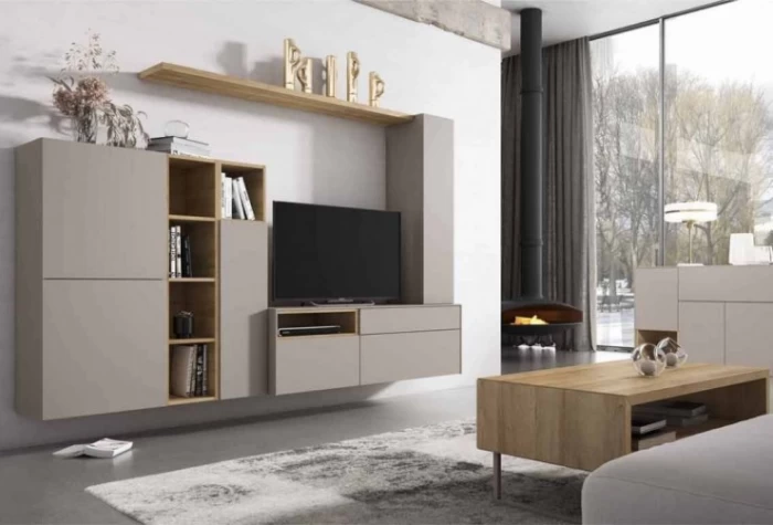 Mueble de salón de 270 cm, Mod. Ashley Muebles de Salón en Bilbao