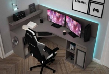 Escritorio juvenil gamer, Mod. Skye