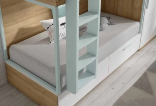 Dormitorio juvenil con litera, Mod. Nino
