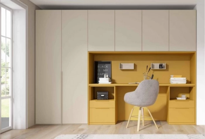 Armario juvenil con escritorio, Mod. Pixie Armarios juveniles en Bilbao