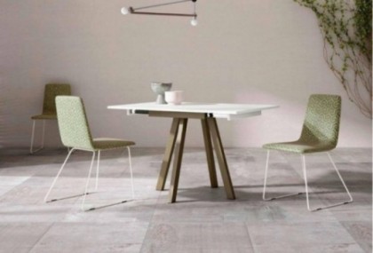 Mesa de comedor extensible 80 cm, Mod. Naira Mesas de comedor en Bilbao