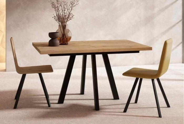 Mesa de comedor 1 extensible, Mod. Dara Mesas de comedor en Bilbao