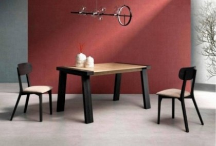 Mesa de comedor 2 extensibles, Mod. Samay Mesas de comedor en Bilbao