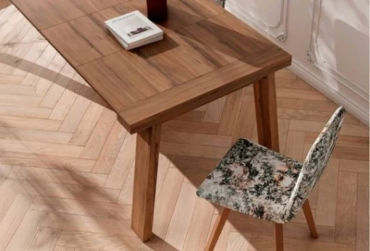 Mesa de comedor 2 extensibles, Mod. Samay Mesas de comedor en Bilbao