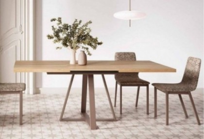 Mesa de comedor 1 extensible, Mod. Etnia Mesas de comedor en Bilbao