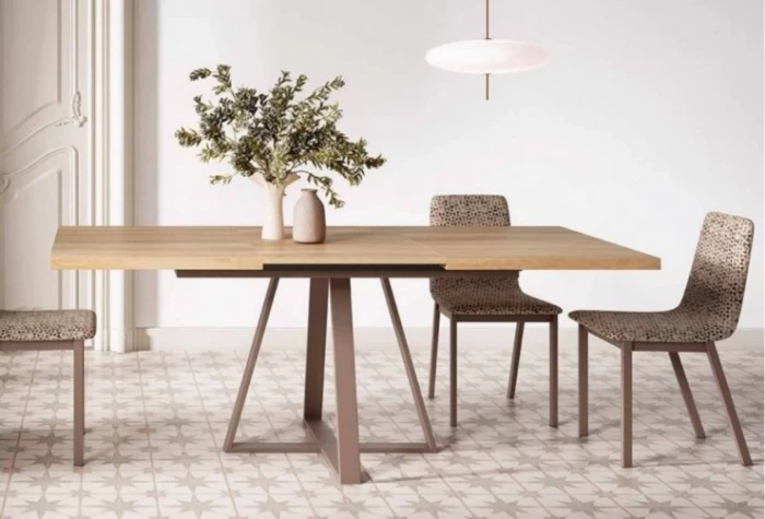 Mesa de comedor 1 extensible, Mod. Etnia Mesas de comedor en Bilbao