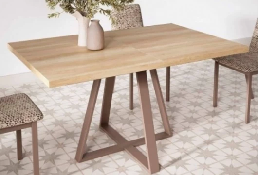 Mesa de comedor 1 extensible, Mod. Etnia Mesas de comedor en Bilbao