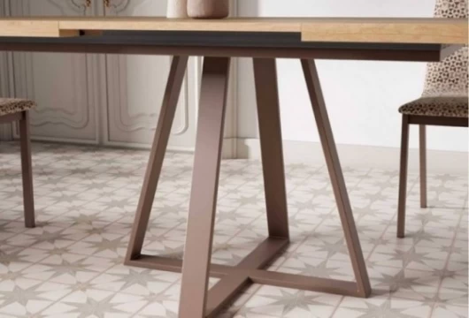 Mesa de comedor 1 extensible, Mod. Etnia Mesas de comedor en Bilbao