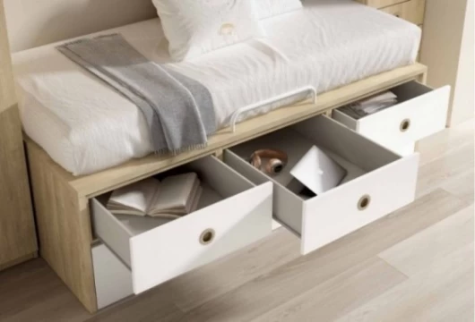 Dormitorio juvenil puente y compacto Mod.Dash Dormitorio Completo juvenil en Bilbao