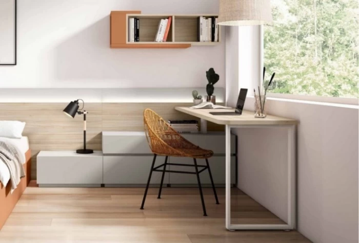 Escritorio juvenil con cajones, Mod. Alaska